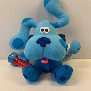 Fisher-Price Blue’s Clues Plush Puppy with Red Flashlight Toy